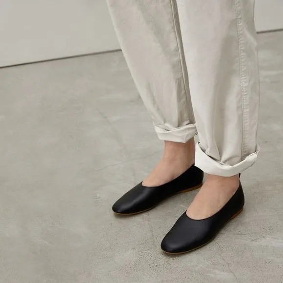 Everlane The Day Glove Black Women’s Ballet Flats EUC