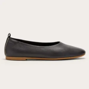 Everlane The Day Glove in Black Leather Womens Size 7 Slip On Shoes Flats