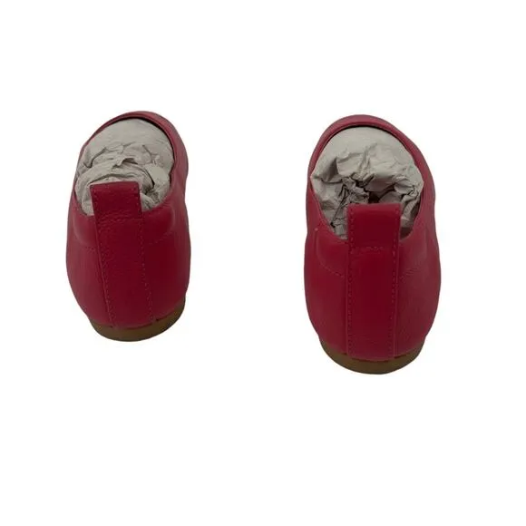 EVERLANE The Italian Leather Day Glove Pink Red Currant Flats Slip On 5.5 NEW