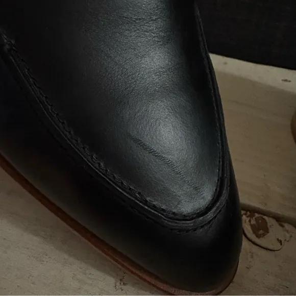 Everlane The Modern Loafer Italian Leather Black ORIGINAL DESIGN Size 8.5 NWOB