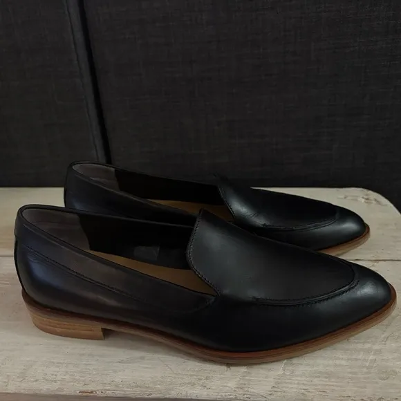 Everlane The Modern Loafer Italian Leather Black ORIGINAL DESIGN Size 8.5 NWOB