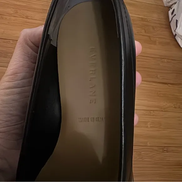 Everlane The Modern Loafer Italian Leather Black ORIGINAL DESIGN Size 8.5 NWOB