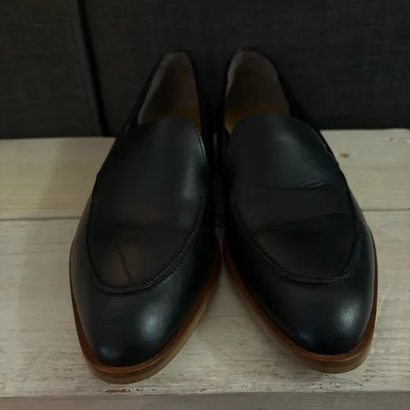 Everlane The Modern Loafer Italian Leather Black ORIGINAL DESIGN Size 8.5 NWOB