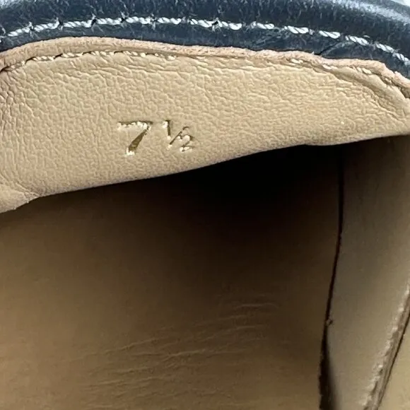 Everlane The Street Shoe 7.5 Loafers Gray White Slip On Comfort Made in Italy
