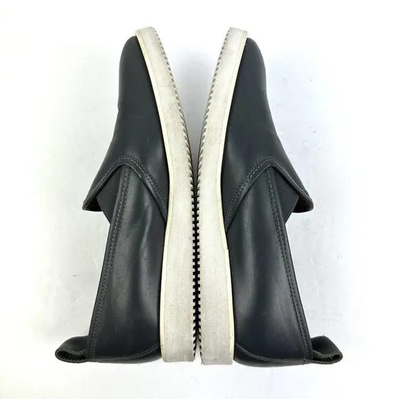 Everlane The Street Shoe 7.5 Loafers Gray White Slip On Comfort Made in Italy