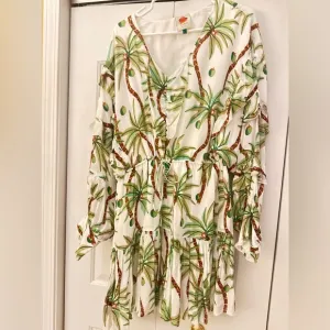 Farm Rio Swinging palms mini dress