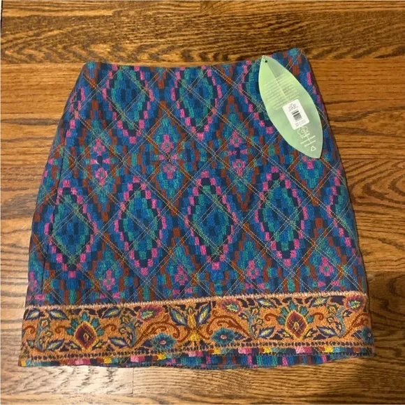 FARM Rio Tapestry Scarf Mini Skirt