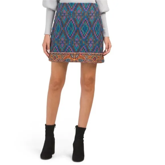 FARM Rio Tapestry Scarf Mini Skirt