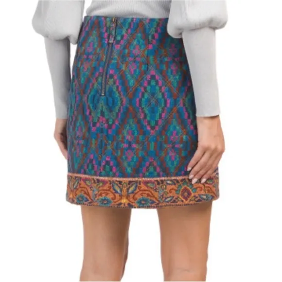 FARM Rio Tapestry Scarf Mini Skirt