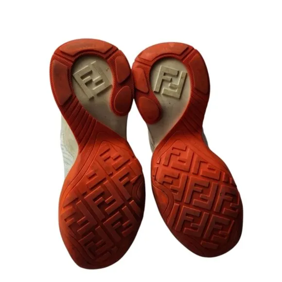 Fendi FFluid Sneakers Mid-Top High-Tech Jacquard