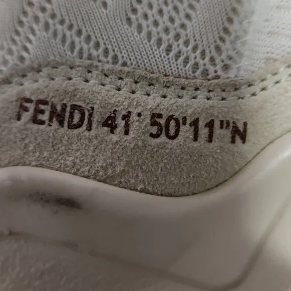 Fendi FFluid Sneakers Mid-Top High-Tech Jacquard