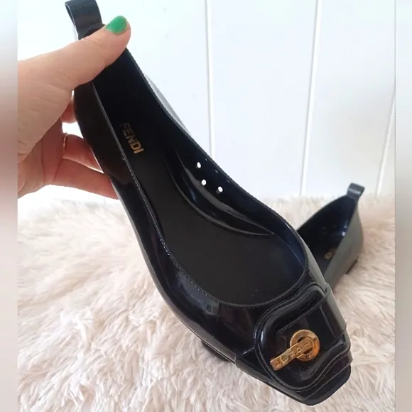 Fendi Jelly Flats