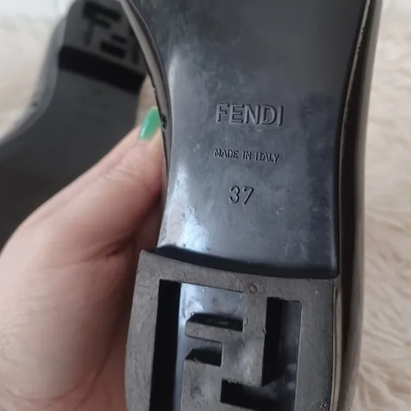 Fendi Jelly Flats