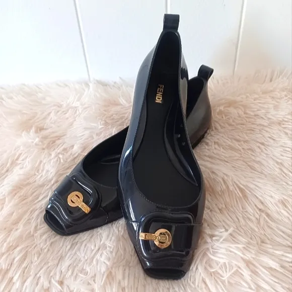 Fendi Jelly Flats