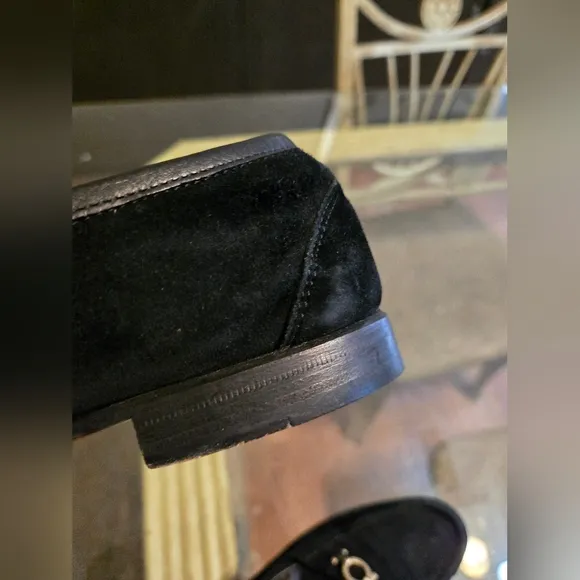 Ferragamo Mens Suede Shoes, Size 7EE,rtls For $599.00