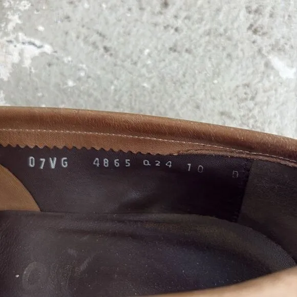 Ferragamo khaki tan suede loafers