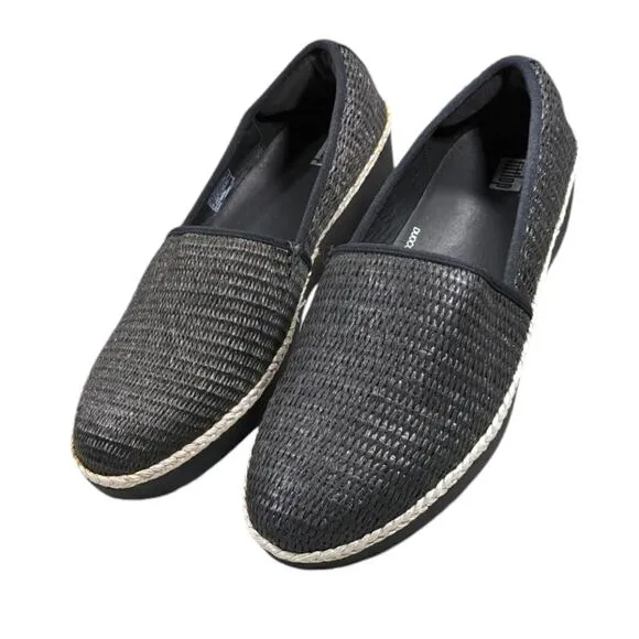 FitFlop Casa Raffia Loafers NWOT Size 11  S2922