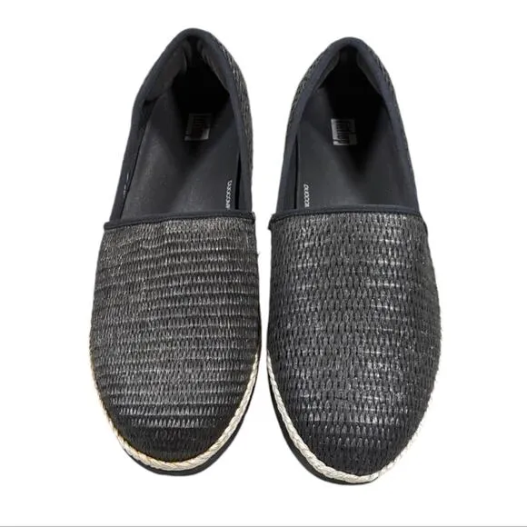 FitFlop Casa Raffia Loafers NWOT Size 11  S2922