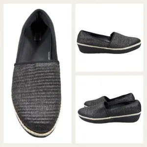 FitFlop Casa Raffia Loafers NWOT Size 11  S2922