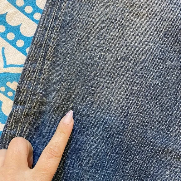 FLARES!💙👖VINTAGE 7FAM! AWESOME!👖💙30 9/10 32” DISTRESSED! NICE FADING! VGUC!