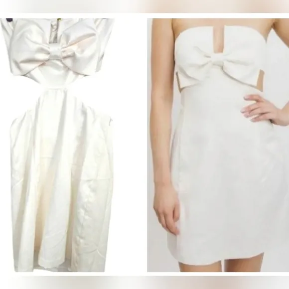 FLORA BEA Kayle Dress In Whitebridge. Size Small NWOT