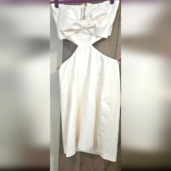 FLORA BEA Kayle Dress In Whitebridge. Size Small NWOT