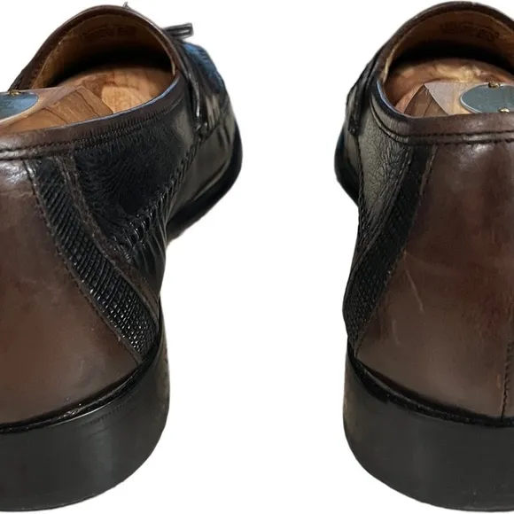 Florsheim Bio Comfort Brown/Black Tassel Loafer Size 11 B