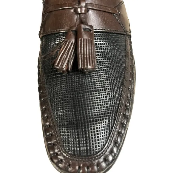Florsheim Bio Comfort Brown/Black Tassel Loafer Size 11 B