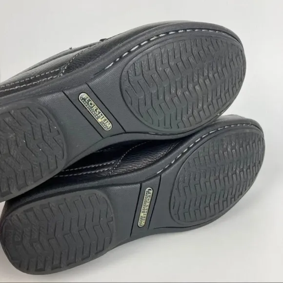 Florsheim Moc Toe Venetian Loafers Black Sz 8B