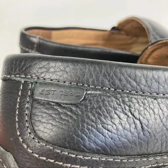 Florsheim Moc Toe Venetian Loafers Black Sz 8B