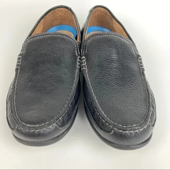 Florsheim Moc Toe Venetian Loafers Black Sz 8B