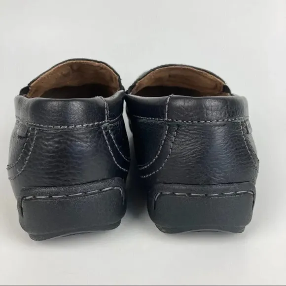 Florsheim Moc Toe Venetian Loafers Black Sz 8B