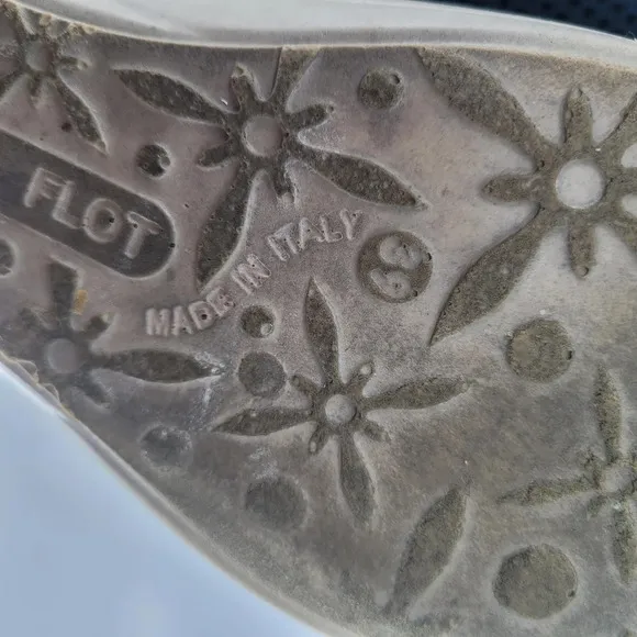 Fly Flot slide slip on loafers made in italy size 39 US 8