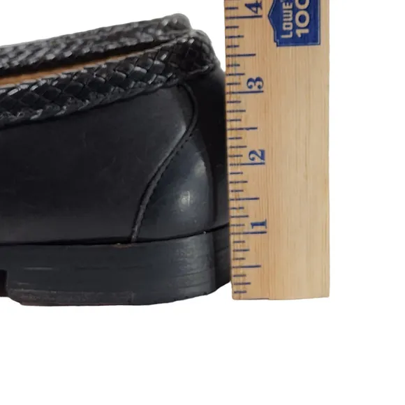 Footjoy Classics Loafers Mens 10.5 E Black Tassles USA Made Golf Leather 79293