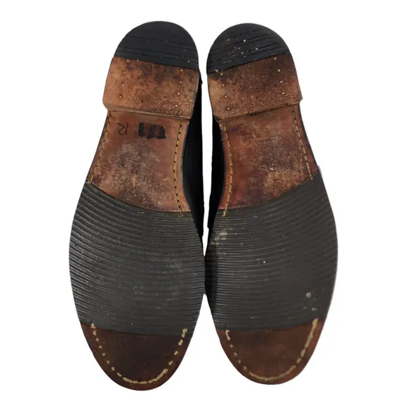 Footjoy Classics Loafers Mens 10.5 E Black Tassles USA Made Golf Leather 79293