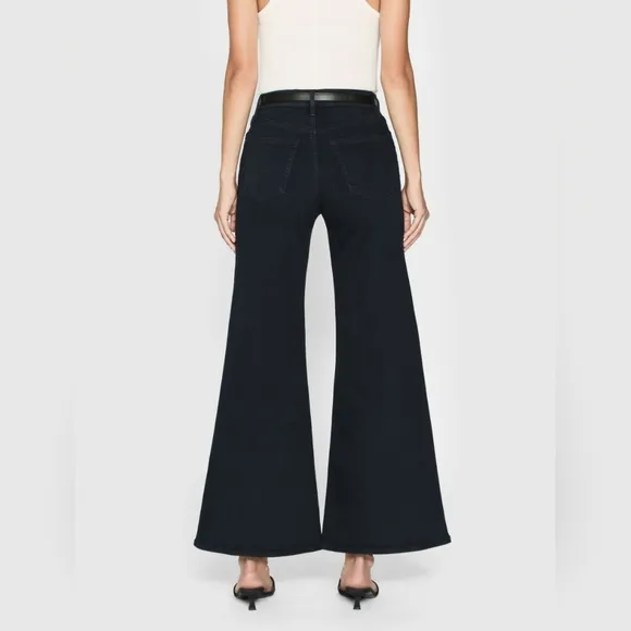 FRAME Le Palazzo Crop Wide-Leg Jeans