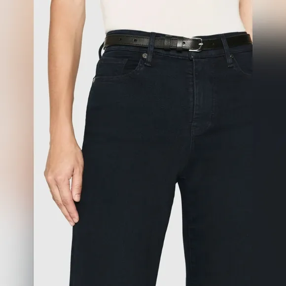 FRAME Le Palazzo Crop Wide-Leg Jeans