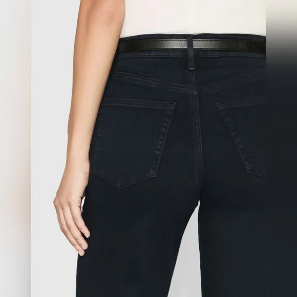 FRAME Le Palazzo Crop Wide-Leg Jeans