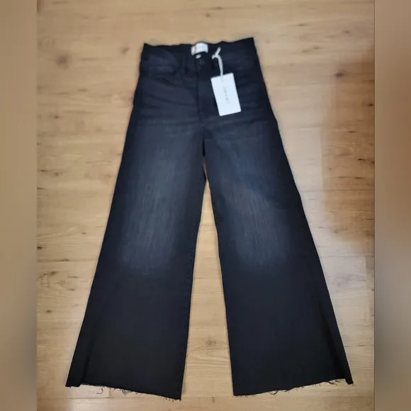 FRAME Le Palazzo Crop Wide-Leg Jeans