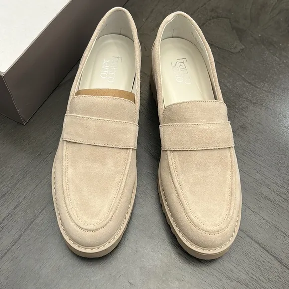Franco Sarto Carol 3 Suede Lug Sole Loafers