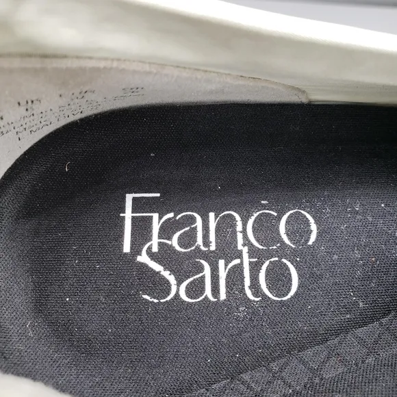 Franco Sarto | Maldives Black Fabric Square Toe Slip On Platform Sneakers 9