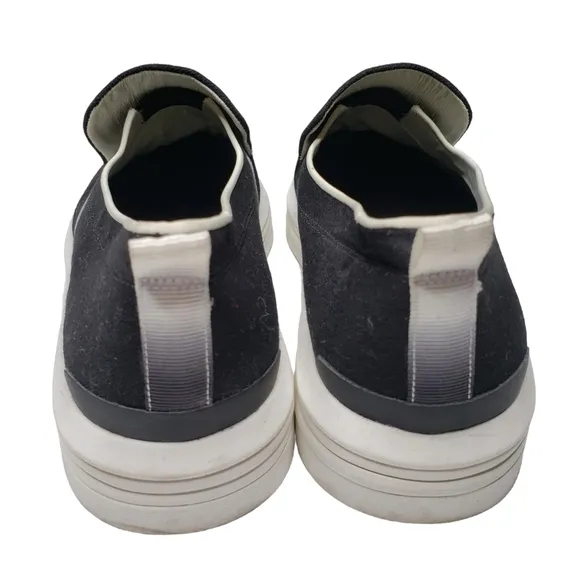Franco Sarto | Maldives Black Fabric Square Toe Slip On Platform Sneakers 9