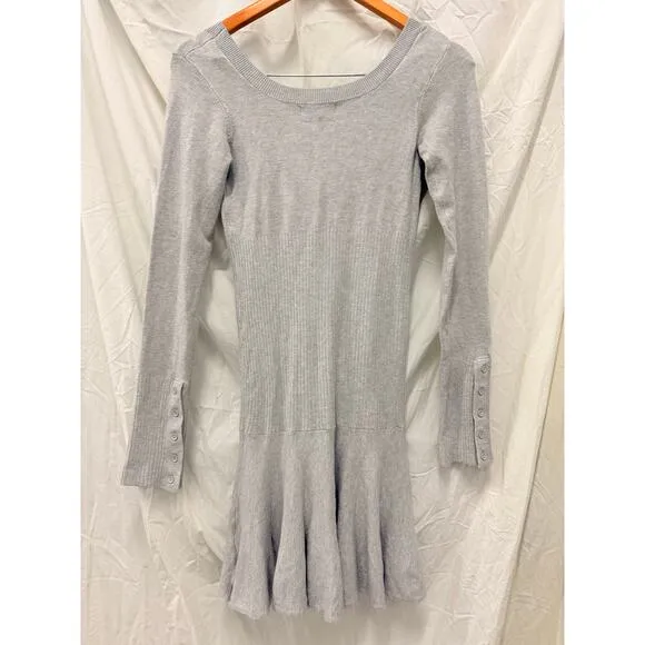 Frankies Bikinis NEW Claude Lightweight Knit Long Sleeve Dress XL Spring