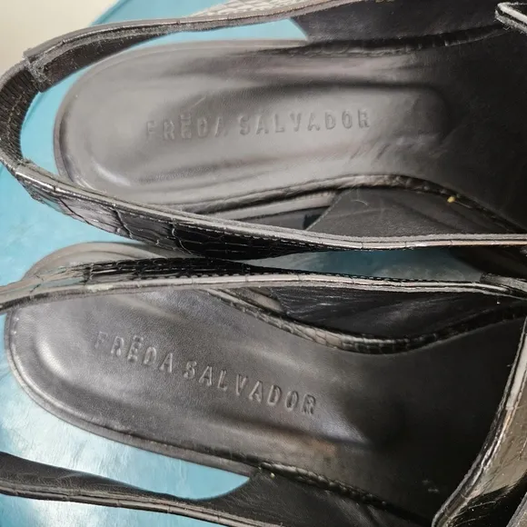 Freda Salvador Women's Bettie Slingback Platform Loafers Size 8.5