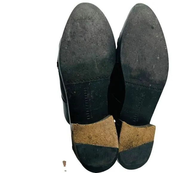 Freda Salvador Women's Western Leather d'Orsay Loafers size 6 1/2