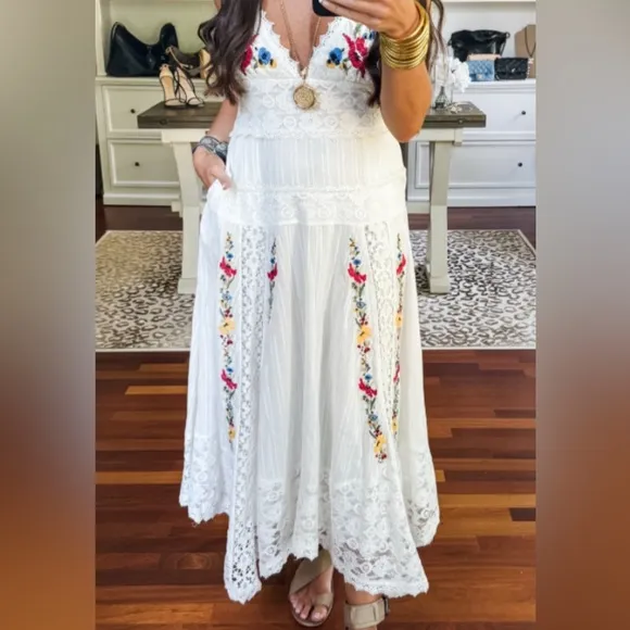 Free People Keila Midi Dress Small