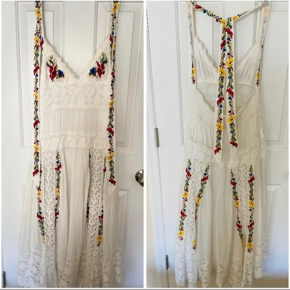Free People Keila Midi Dress Small