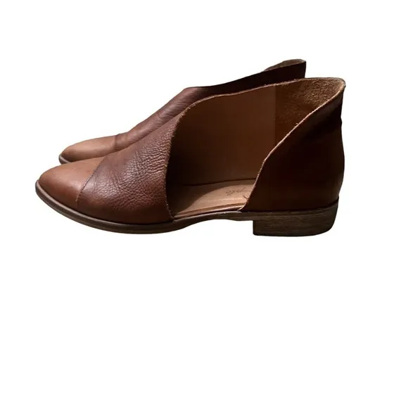 FREE PEOPLE Mont Blanc D’Orsay Peep Toe Leather Sandal Size 39 / 8.5