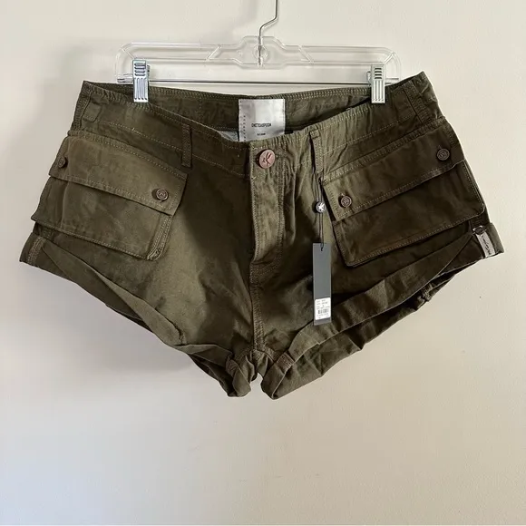 Free People OneTeaspoon Cadet Bandits Low-Waist Shorts