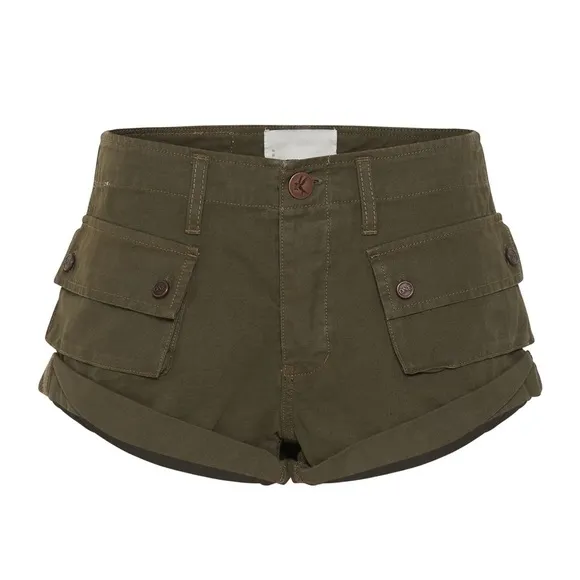 Free People OneTeaspoon Cadet Bandits Low-Waist Shorts